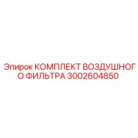 3002604850 КОМПЛЕКТ ВОЗДУШНОГО ФИЛЬТРА Epiroc