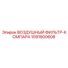1091800608 ВОЗДУШНЫЙ ФИЛЬТР-КОМПАРА Epiroc