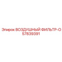 57839391 ВОЗДУШНЫЙ ФИЛЬТР-O Epiroc