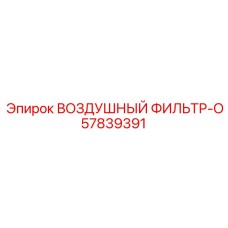 57839391 ВОЗДУШНЫЙ ФИЛЬТР-O Epiroc