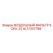 AL17207788 ВОЗДУШНЫЙ ФИЛЬТР SCK5-22 Epiroc