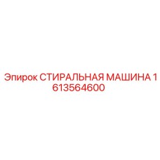 1613564600 СТИРАЛЬНАЯ МАШИНА Epiroc