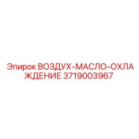 3719003967 ВОЗДУХ-МАСЛО-ОХЛАЖДЕНИЕ Epiroc
