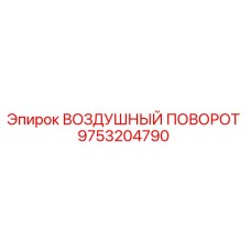 9753204790 ВОЗДУШНЫЙ ПОВОРОТ Epiroc