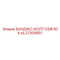 AL27300651 БАНДЖО-БОЛТ G3/8 SCK Epiroc