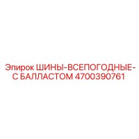 4700390761 ШИНЫ-ВСЕПОГОДНЫЕ-С БАЛЛАСТОМ Epiroc