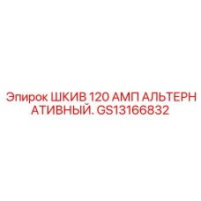GS13166832 ШКИВ 120 АМП АЛЬТЕРНАТИВНЫЙ Эпирок