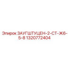 1320772404 ЗАУГШТУЦЕН-2-СТ-Ж6-5-8 Epiroc
