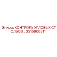 GS15868311 КОНТРОЛЬ УГЛОВЫХ СТОЛБОВ Epiroc