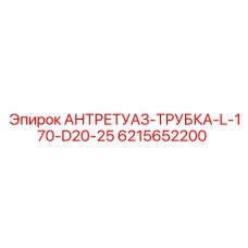 6215652200 АНТРЕТУАЗ-ТРУБКА-L-170-D20-25 Epiroc