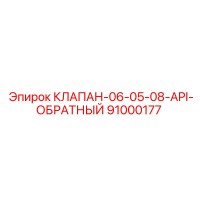 91000177 КЛАПАН-06-05-08-API-ОБРАТНЫЙ Epiroc