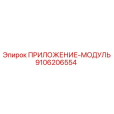 9106206554 ПРИЛОЖЕНИЕ-МОДУЛЬ Epiroc