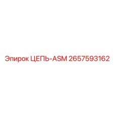 Специализированная цепь ASM 2657593162 для буровых автоматов