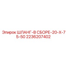2236207402 ШЛАНГ-В СБОРЕ-20-X-75-50 Epiroc