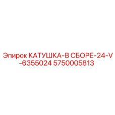 5750005813 КАТУШКА-В СБОРЕ-24-V-6355024 Epiroc