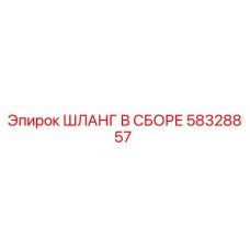 58328857 ШЛАНГ В СБОРЕ Epiroc