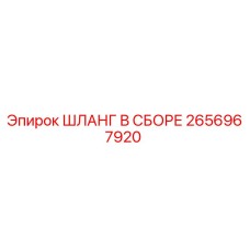 2656967920 ШЛАНГ В СБОРЕ Epiroc