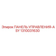 1310031630 ПАНЕЛЬ УПРАВЛЕНИЯ-ASY Epiroc