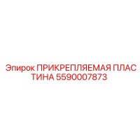 5590007873 ПРИКРЕПЛЯЕМАЯ ПЛАСТИНА Epiroc