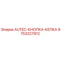 9753227912 AUTEC-КНОПКА-КЕПКА Epiroc