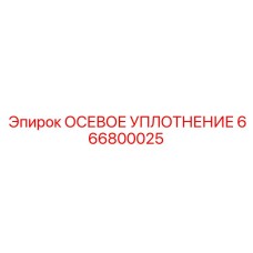 666800025 ОСЕВОЕ УПЛОТНЕНИЕ Эпирок