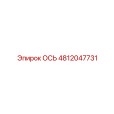 4812047731 ОСЬ Epiroc