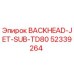 52339264 BACKHEAD-JET-SUB-TD80 Epiroc