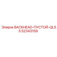 52343159 BACKHEAD-ПУСТОЙ-QL55 Epiroc
