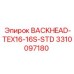 3310097180 BACKHEAD-TEX16-16S-STD Epiroc