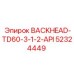 52324449 BACKHEAD-TD60-3-1-2-API Epiroc