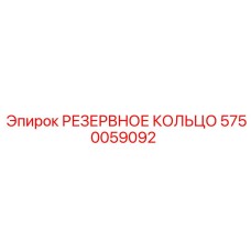 Резервное кольцо для гидравлических систем буровых 5750059092