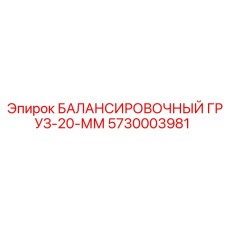 5730003981 БАЛАНСИРОВОЧНЫЙ ГРУЗ-20-ММ Epiroc