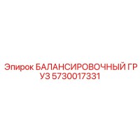 5730017331 БАЛАНСИРОВОЧНЫЙ ГРУЗ Epiroc
