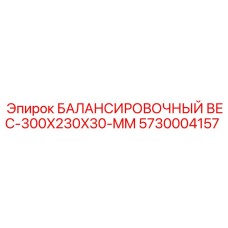 5730004157 БАЛАНСИРОВОЧНЫЙ ВЕС-300X230X30-MM Epiroc