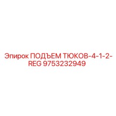 9753232949 ПОДЪЕМ ТЮКОВ-4-1-2-REG Epiroc
