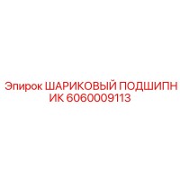 6060009113 ШАРИКОВЫЙ ПОДШИПНИК Epiroc