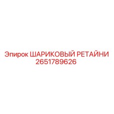 2651789626 ШАРИКОВЫЙ РЕТАЙНИ Epiroc