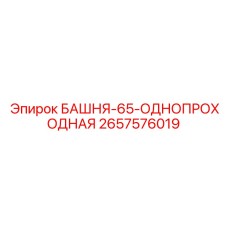 2657576019 БАШНЯ-65-ОДНОПРОХОДНАЯ Epiroc