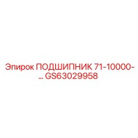 GS63029958 ПОДШИПНИК 71-10000-… Epiroc