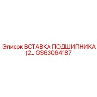 GS63064187 ВСТАВКА ПОДШИПНИКА Эпирок