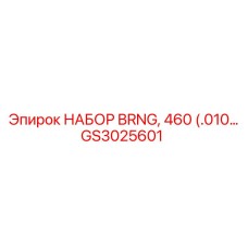 Фото набора подшипников BRNG 460 артикул GS3025601 производитель Epiroc