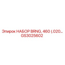 GS3025602 НАБОР BRNG, 460 (.020…) (Epiroc)