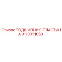 8113031050 ПОДШИПНИК-ПЛАСТИНА Epiroc