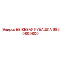 9850899800 БЕЖЕВАЯ РУБАШКА Epiroc