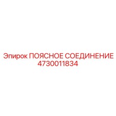 4730011834 ПОЯСНОЕ СОЕДИНЕНИЕ Epiroc