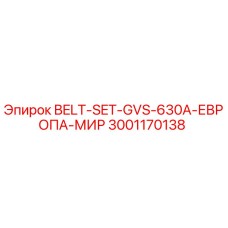 3001170138 BELT-SET-GVS-630A-ЕВРОПА-МИР Epiroc