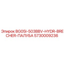 5730009236 BG05I-503BBV-HYDR-BRECHER-ПАЛУБА Epiroc