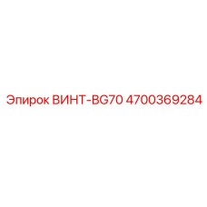 4700369284 ВИНТ-BG70 Epiroc
