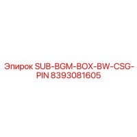 8393081605 SUB-BGM-BOX-BW-CSG-PIN Epiroc