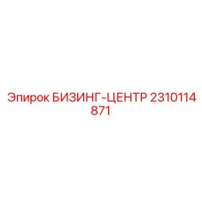 2310114871 БИЗИНГ-ЦЕНТР Epiroc